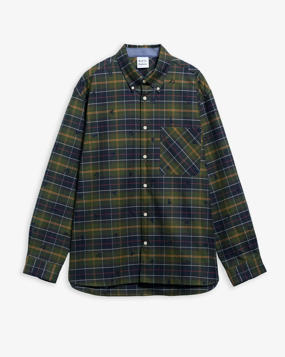Barbour - Chemise Monogram Tartan Barbour x A.P.C. Classic tartan