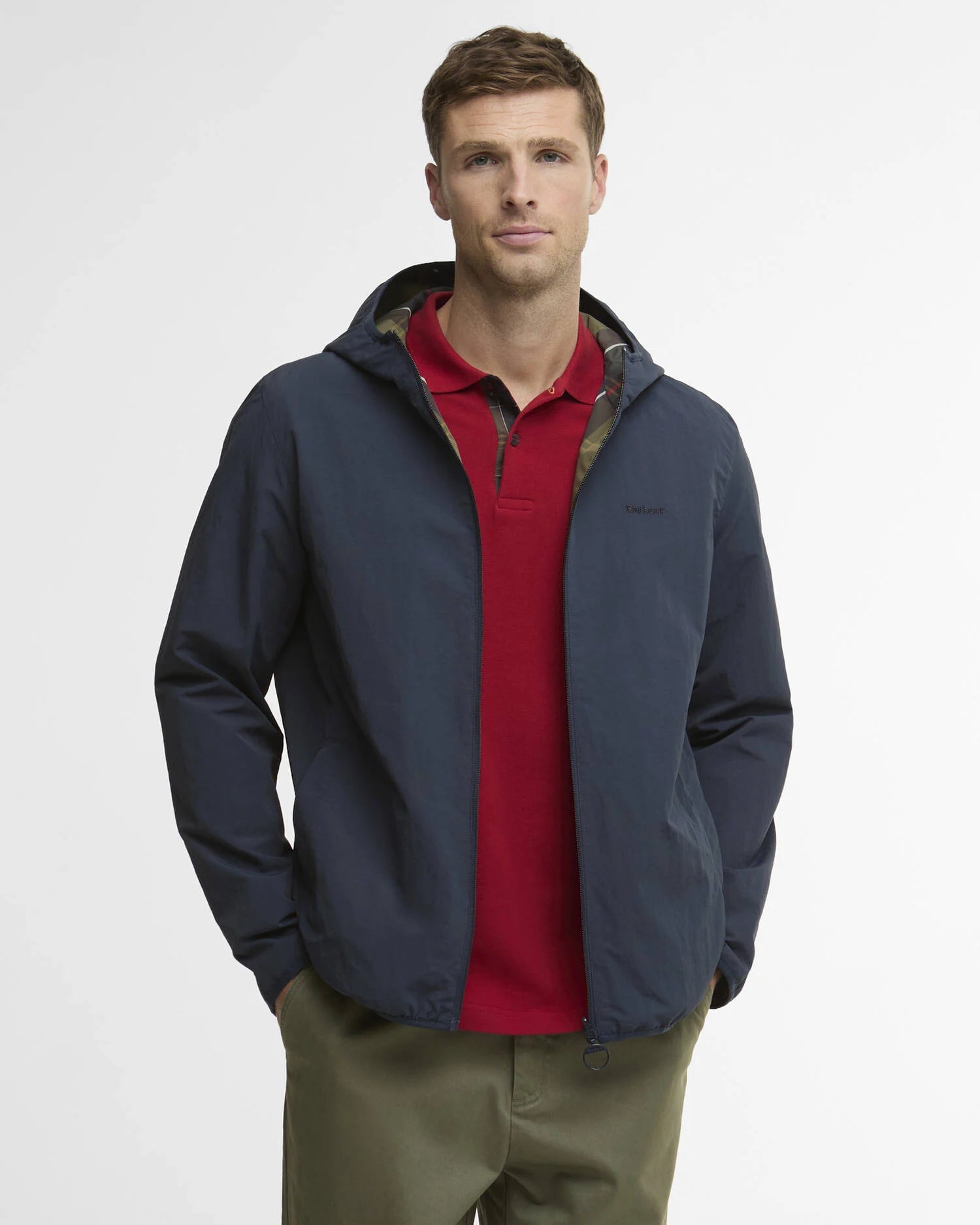 Barbour - Veste Reversible Kemble Showerproof Jacket Navy