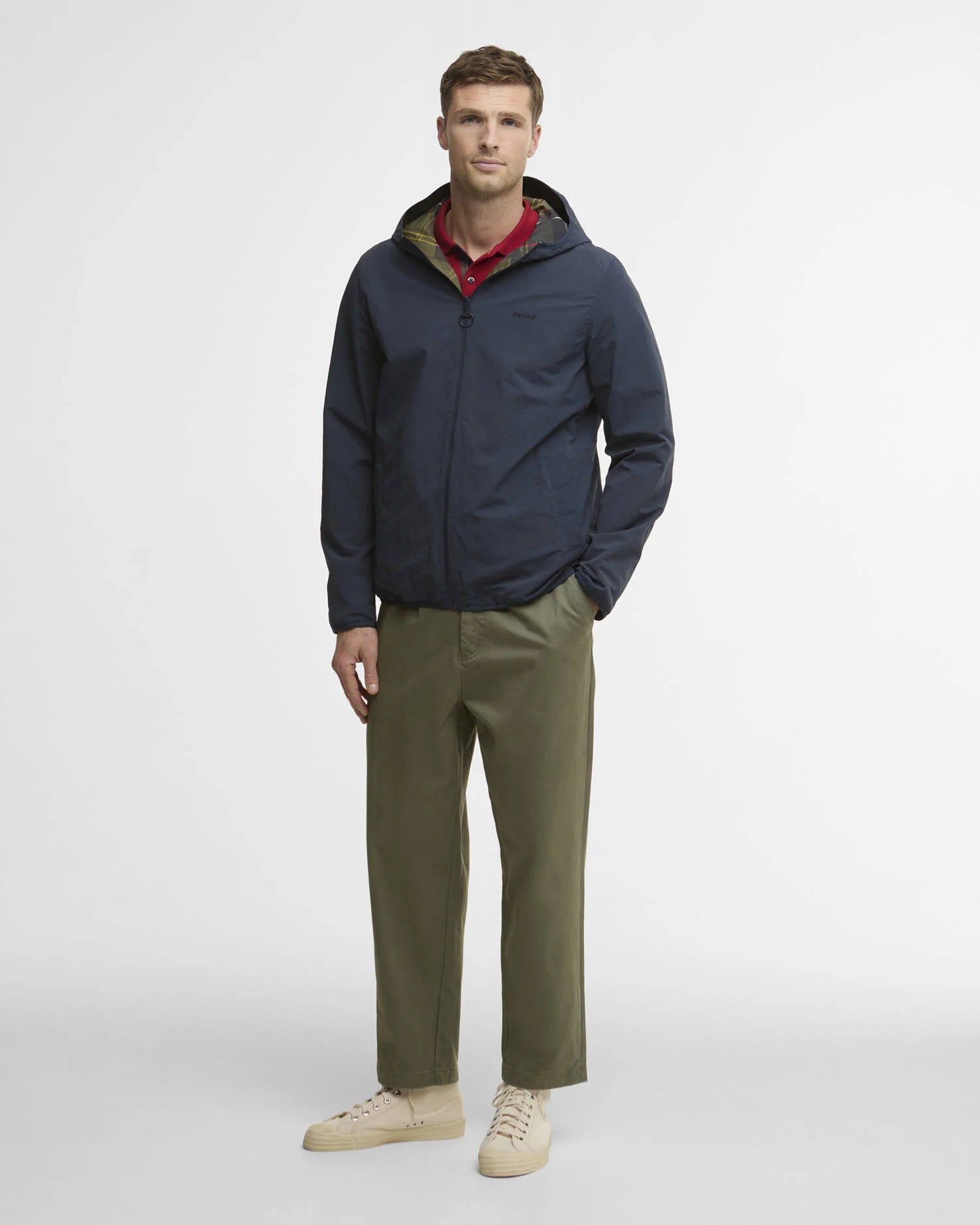 Barbour - Veste Reversible Kemble Showerproof Jacket Navy