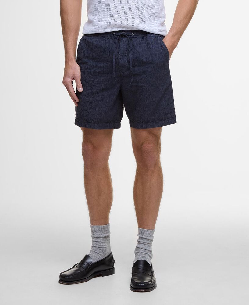 Barbour - Short Seersucker Relaxed Navy