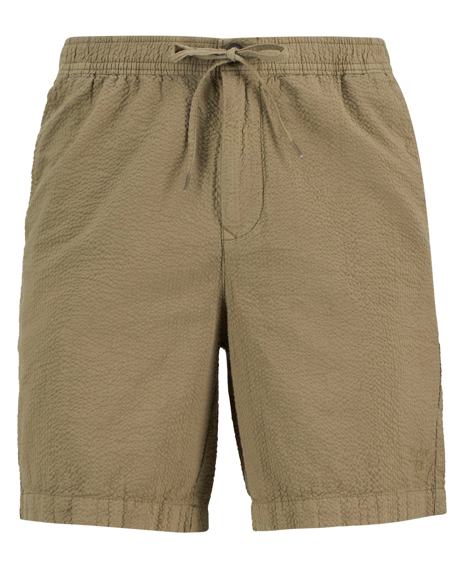 Barbour - Short Seersucker Relaxed Grey Olive
