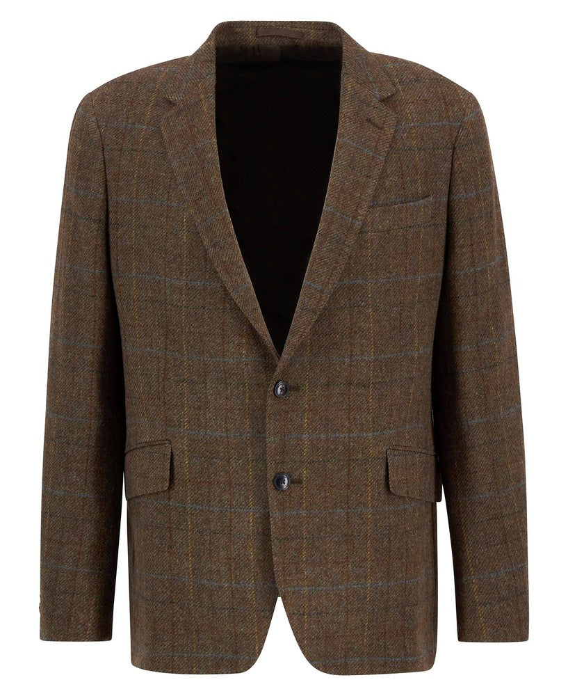 Barbour - Blazer Sullivan Moons Check Brown