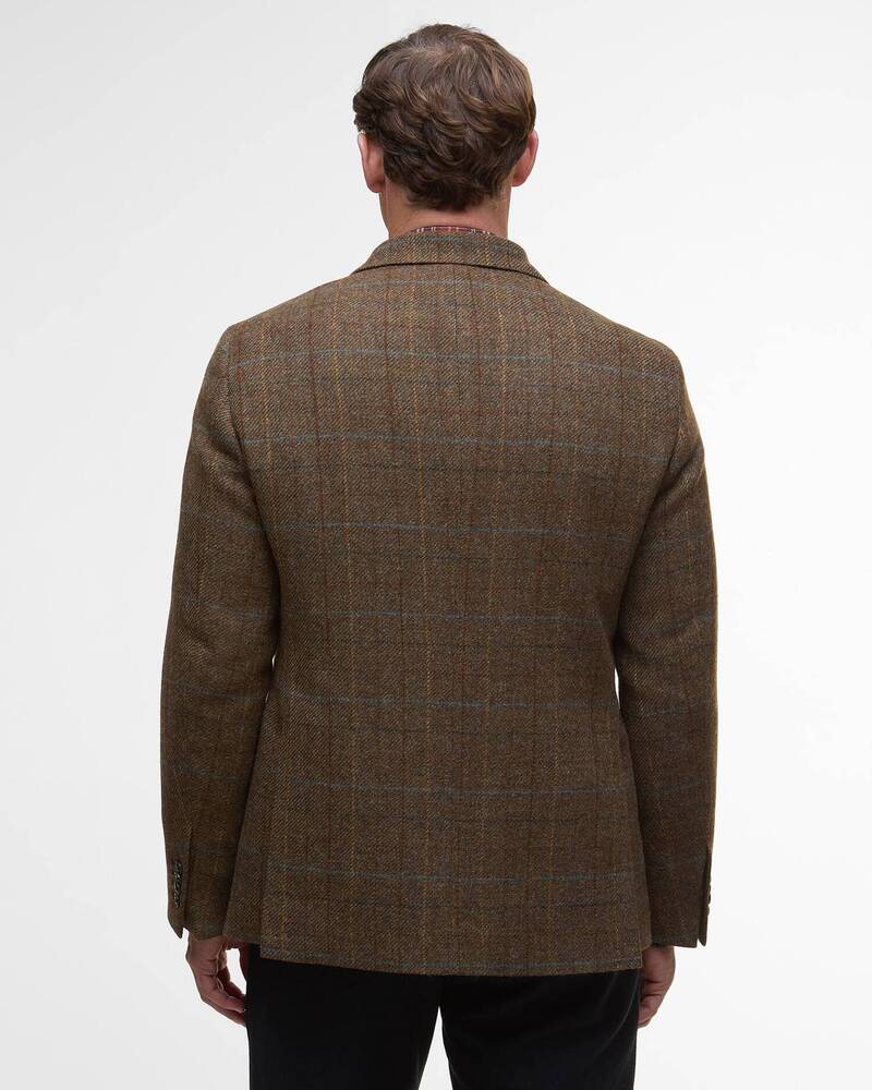 Barbour - Blazer Sullivan Moons Check Brown