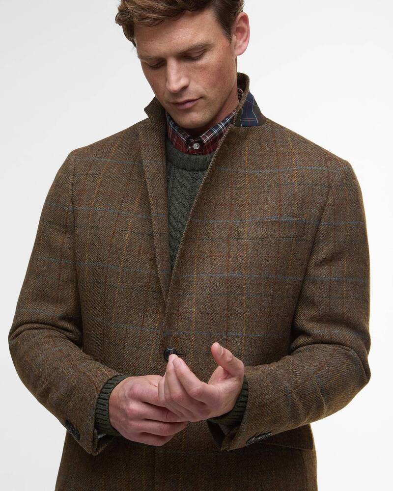 Barbour - Blazer Sullivan Moons Check Brown
