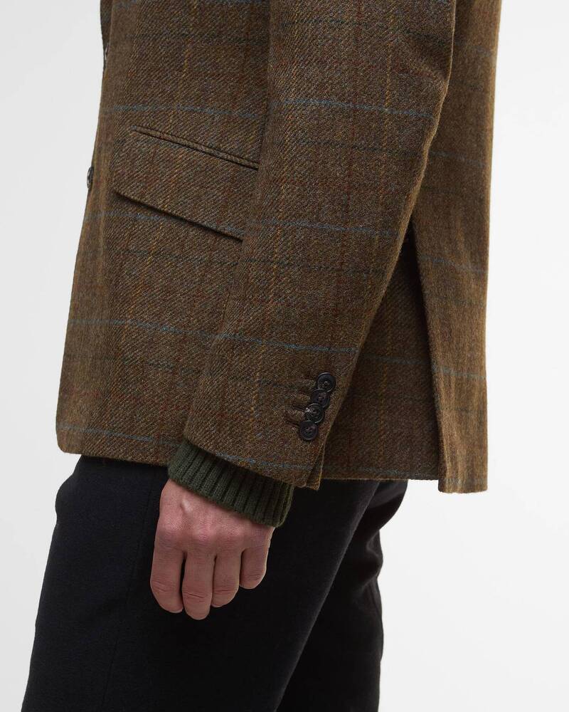 Barbour - Blazer Sullivan Moons Check Brown