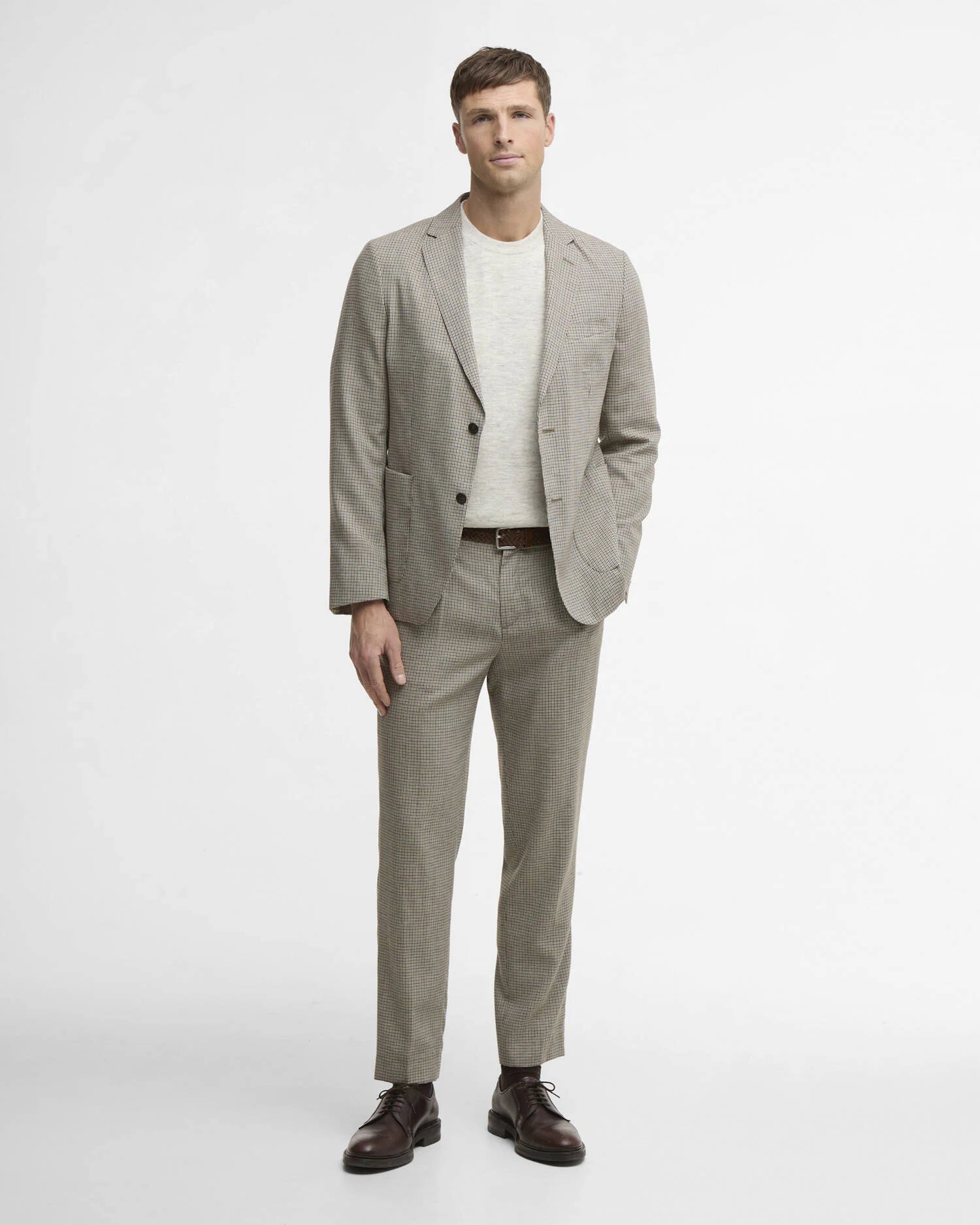 Barbour - Blazer Forstone Hounfstooth Stone