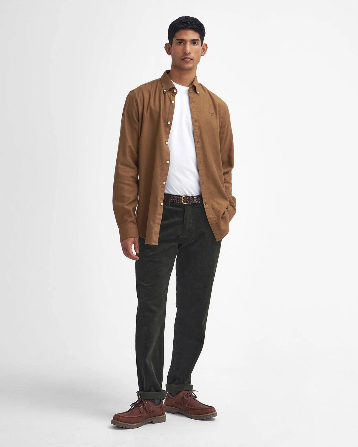 Barbour - Pantalon velours Strech Cord forest