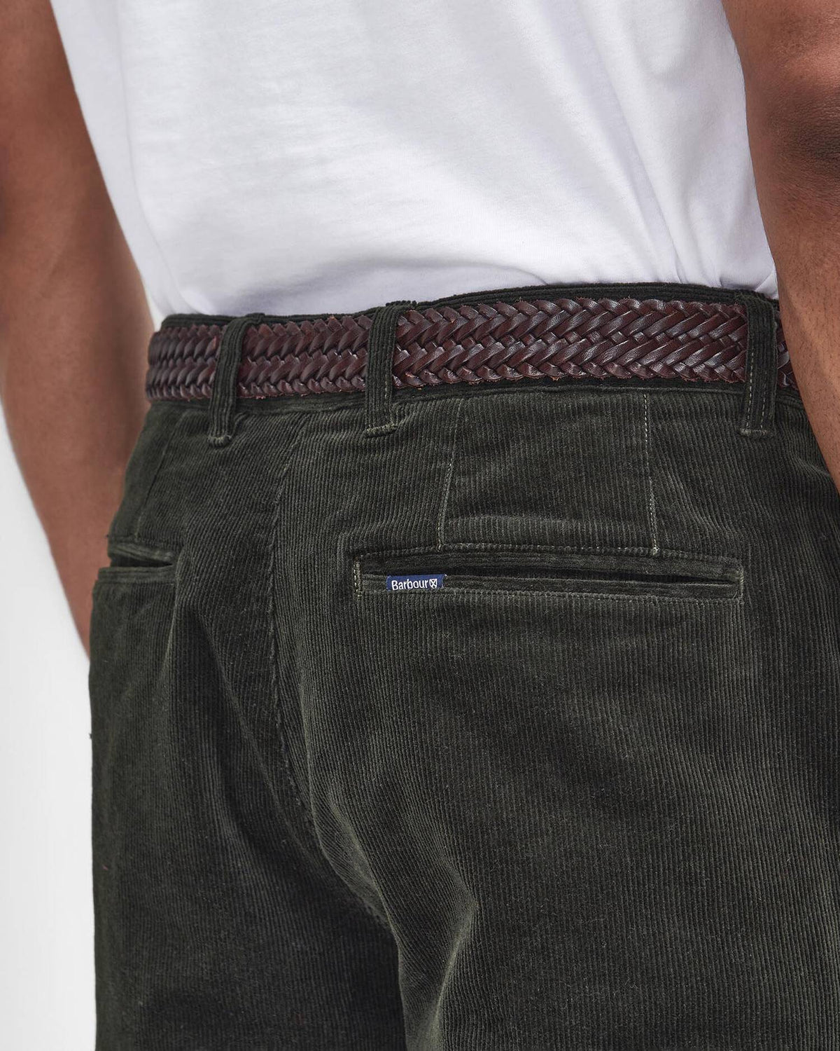 Barbour - Pantalon velours Strech Cord forest