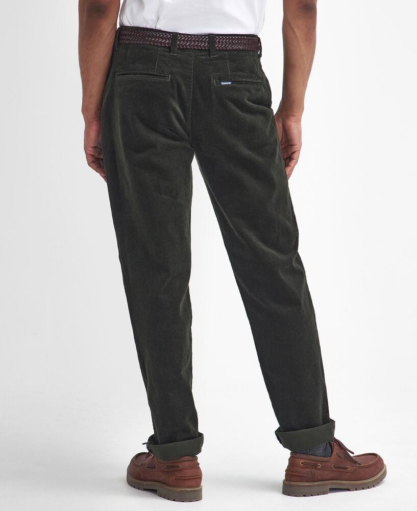 Barbour - Pantalon velours strech cord forest