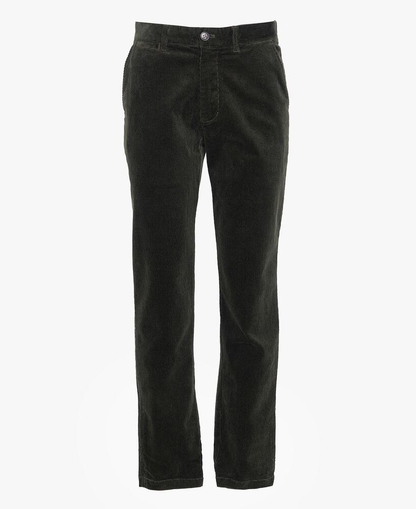 Barbour - Pantalon velours strech cord forest
