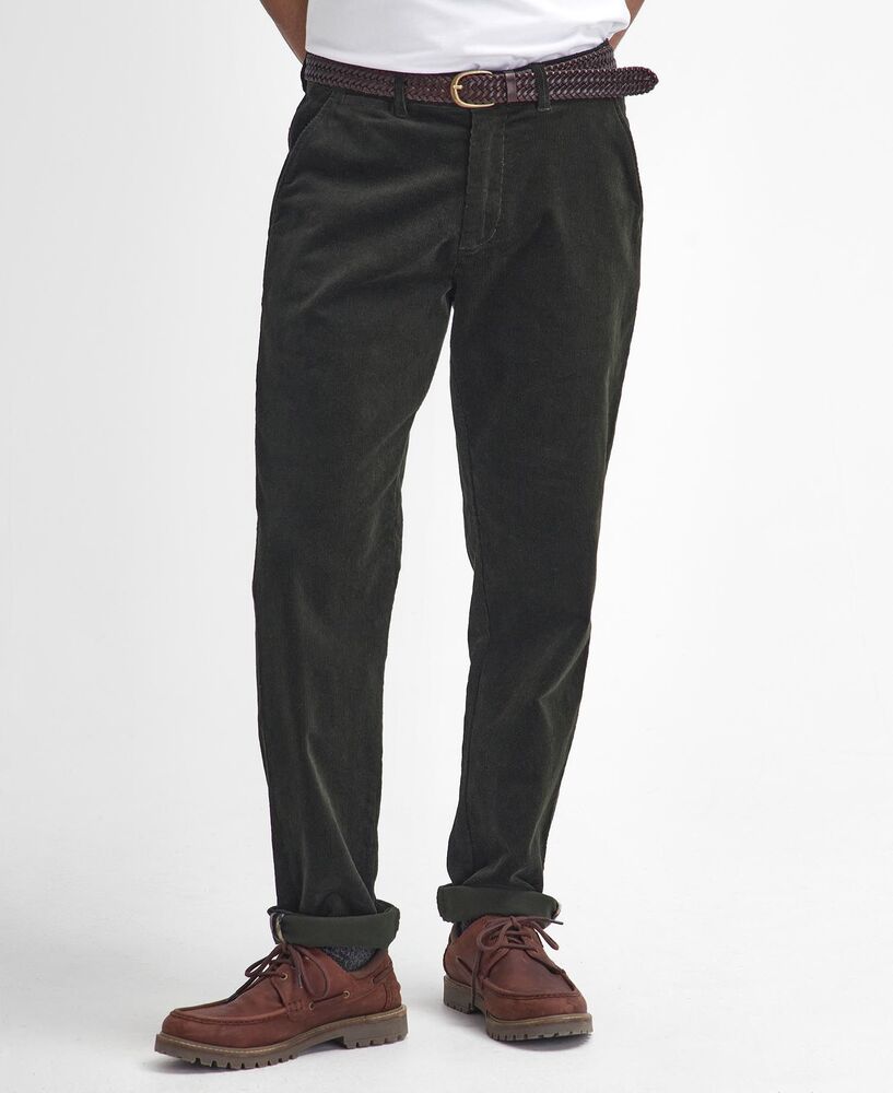 Barbour - Pantalon velours strech cord forest