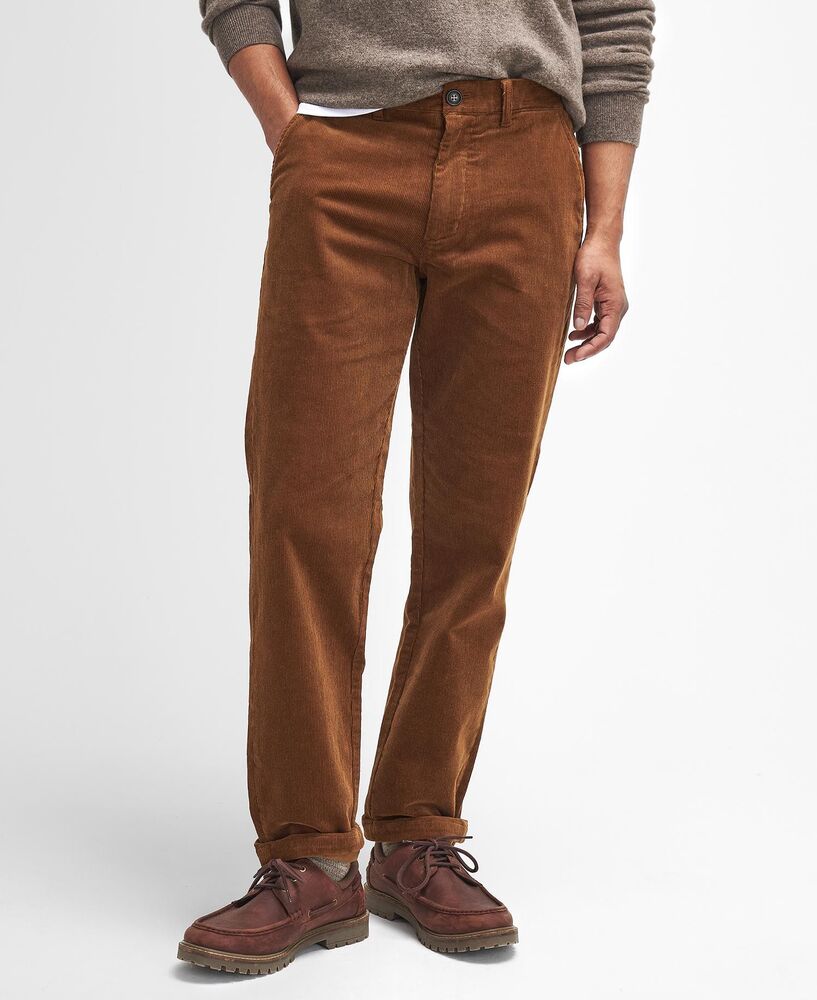 Barbour - Pantalon velours strech cord dark honey