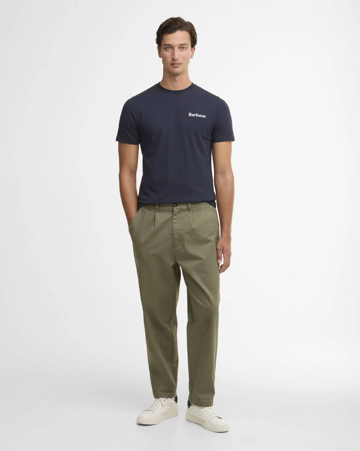 Barbour - Pantalon Classic Relaxed Chinos Burnt Olive