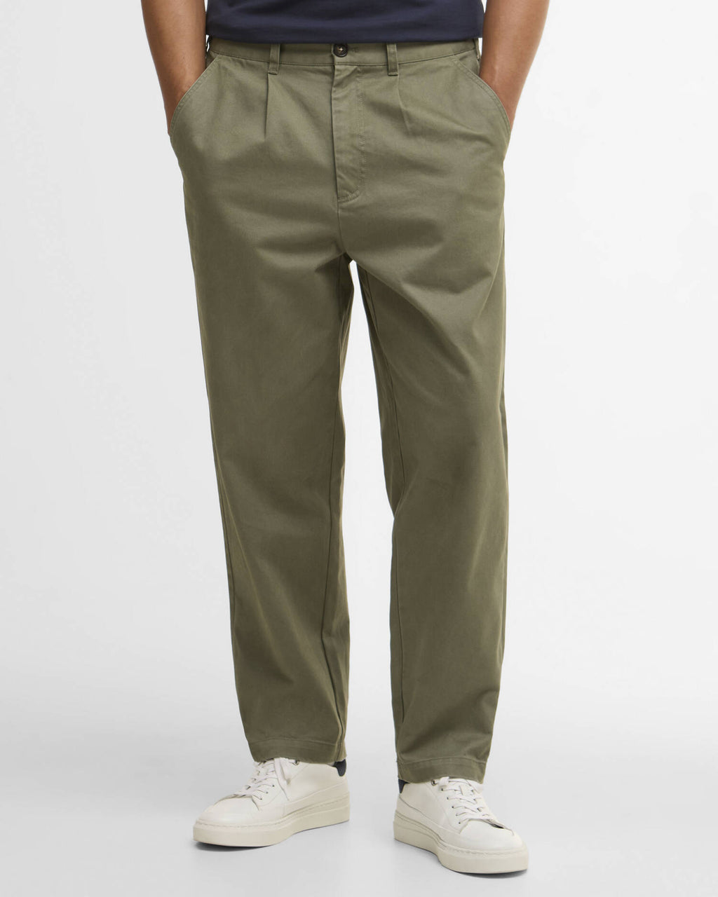 Barbour - Pantalon Classic Relaxed Chinos Burnt Olive
