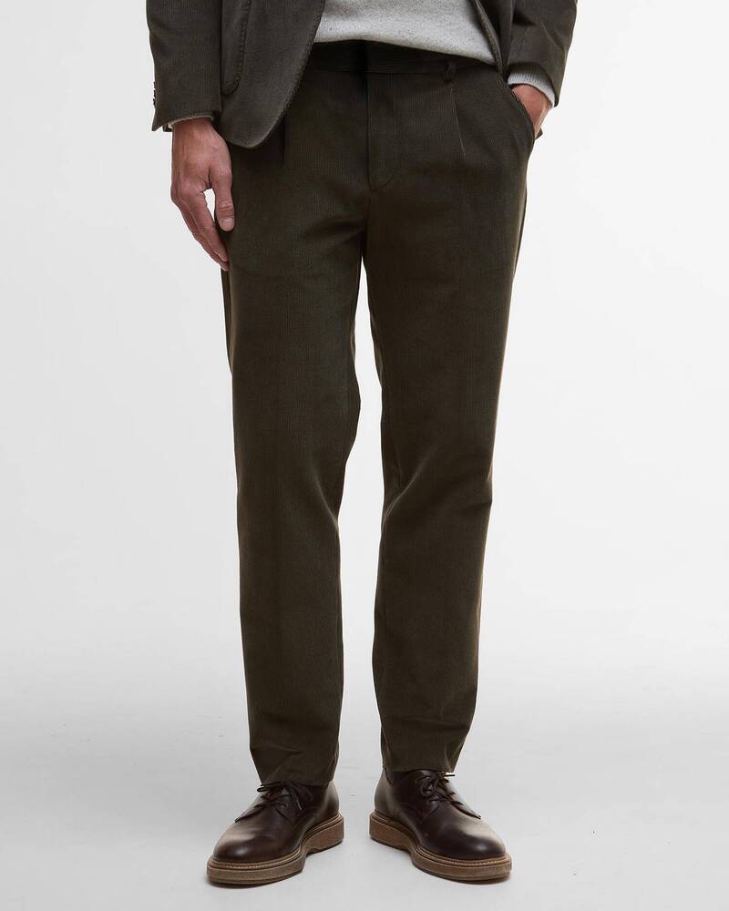 Barbour - Pantalon Wallington Cord Olive