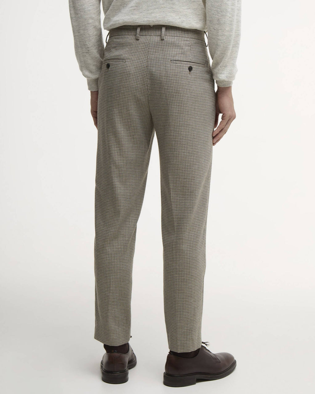 Barbour - Pantalon Forstone Houndstooth stone