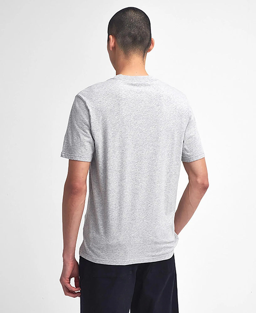 Barbour - T-shirt cafe Graphic grey marl