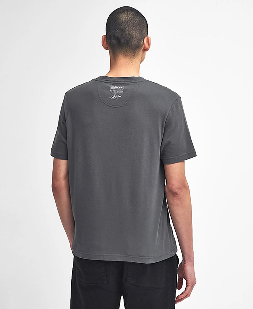 Barbour - T-shirt Firebird Graphic asphalt