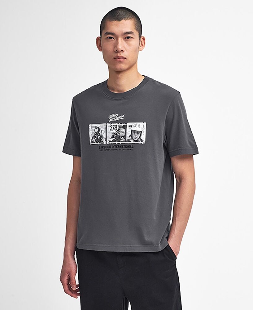 Barbour - T-shirt Firebird Graphic asphalt