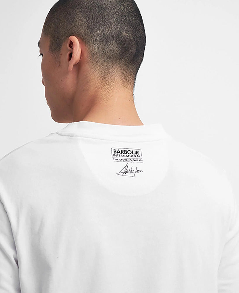 Barbour - T-shirt Keystone Graphic whisper white