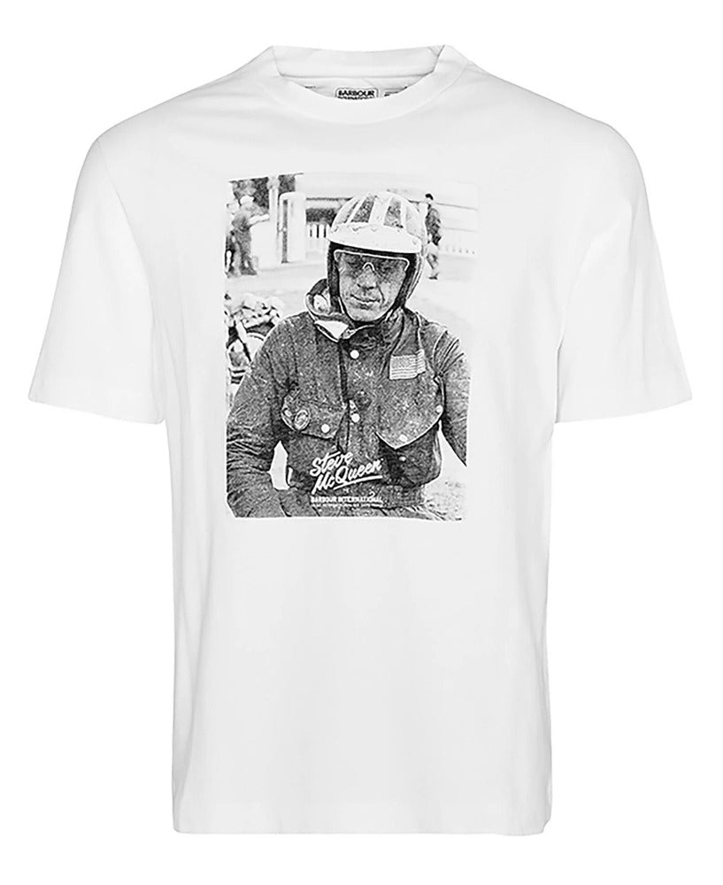 Barbour - T-shirt Keystone Graphic whisper white