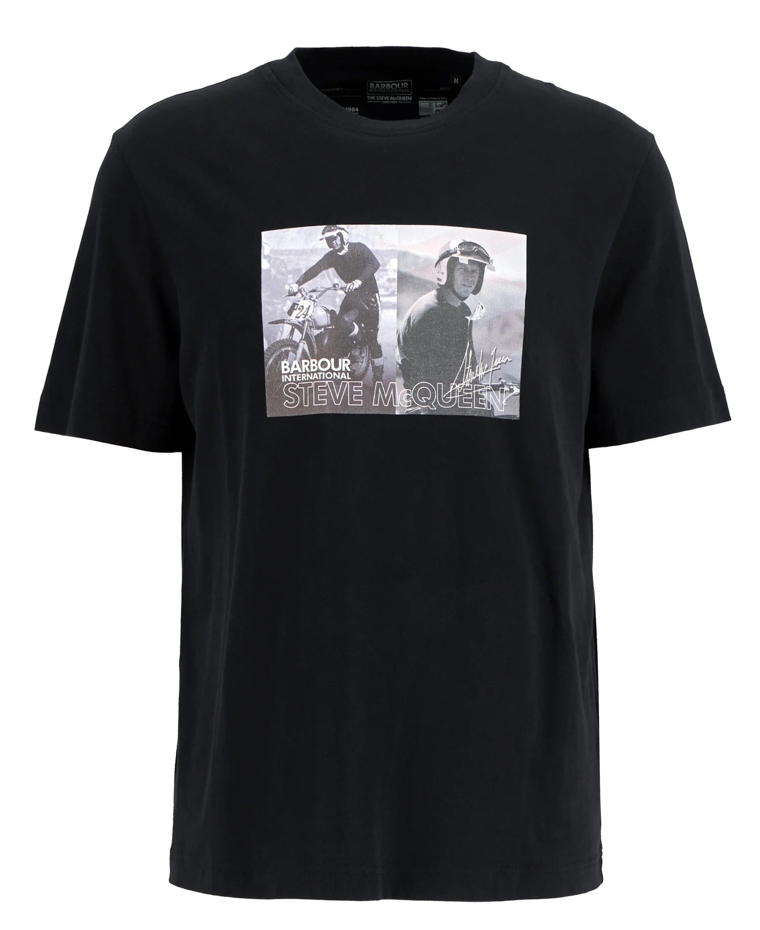 Barbour - T-shirt Steve McQueen Hellen Photographic Black