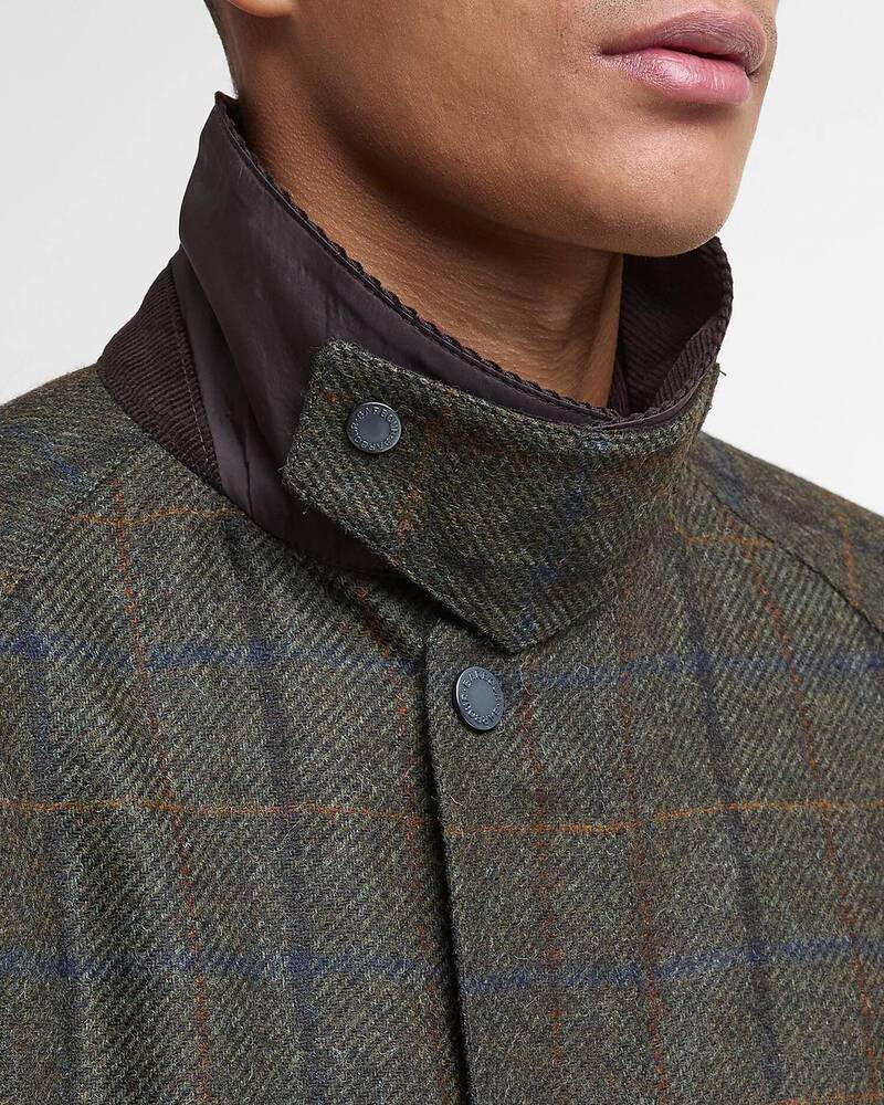 Barbour - Veste Bedale Check Wool Brown