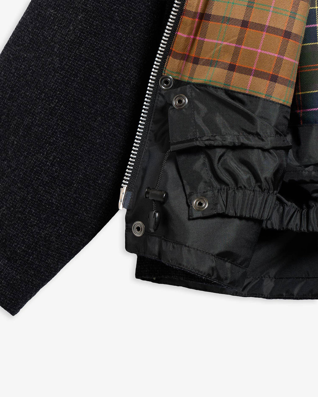 Barbour -Veste Transport Wool Barbour X Paul Smith Charcoal