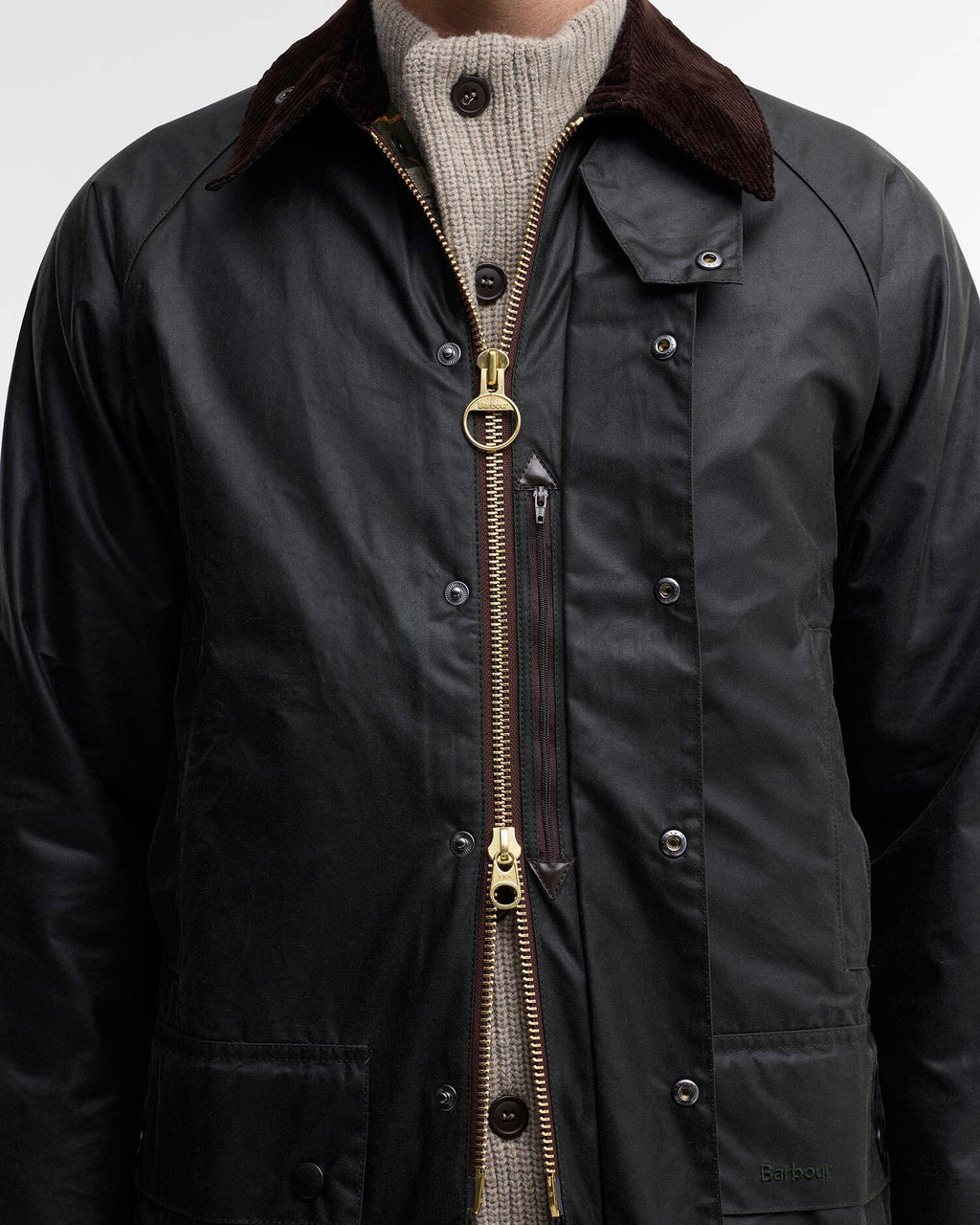 Barbour - Veste cirée Classic Beaufort Sage