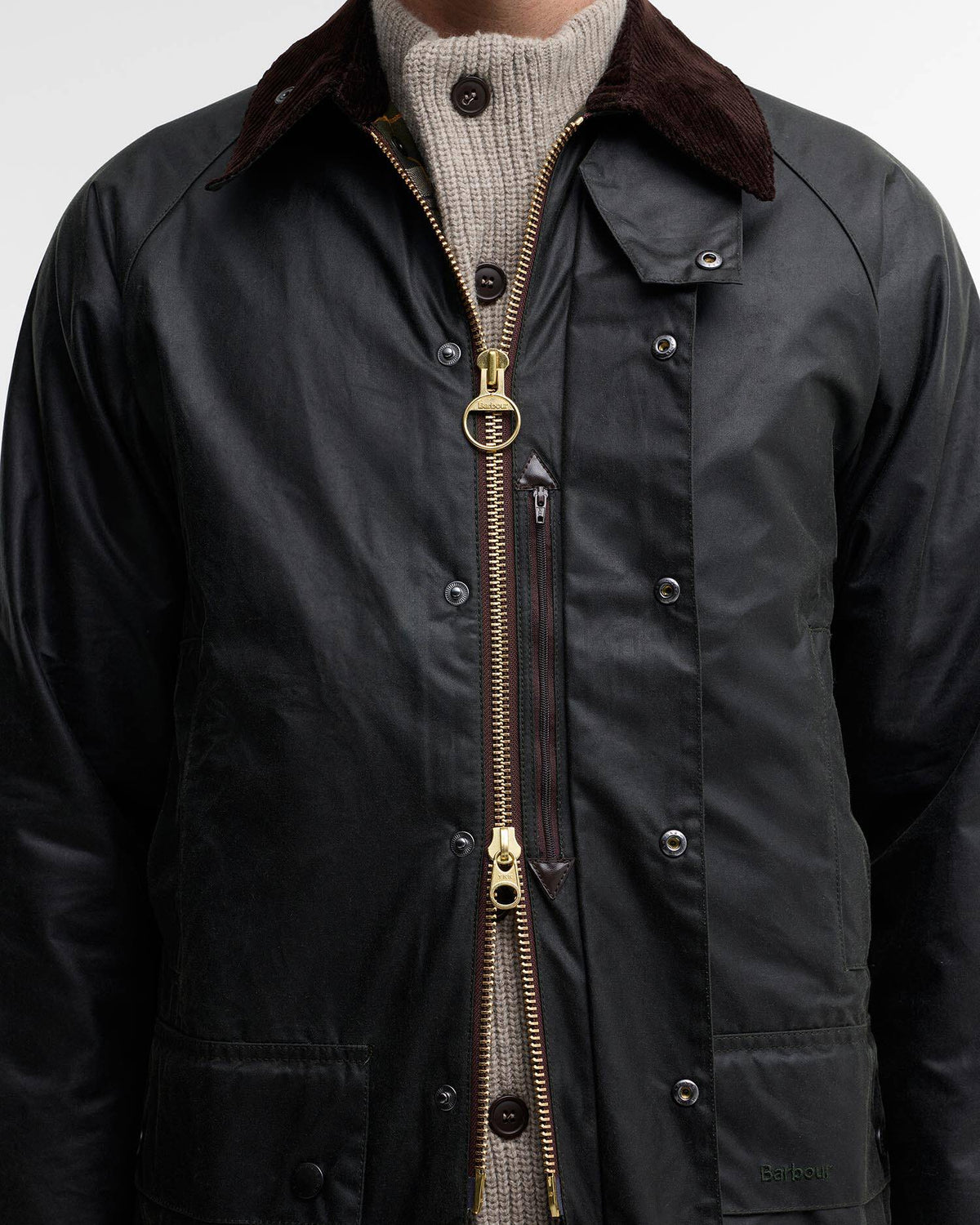Barbour - Veste cirée Classic Beaufort Sage