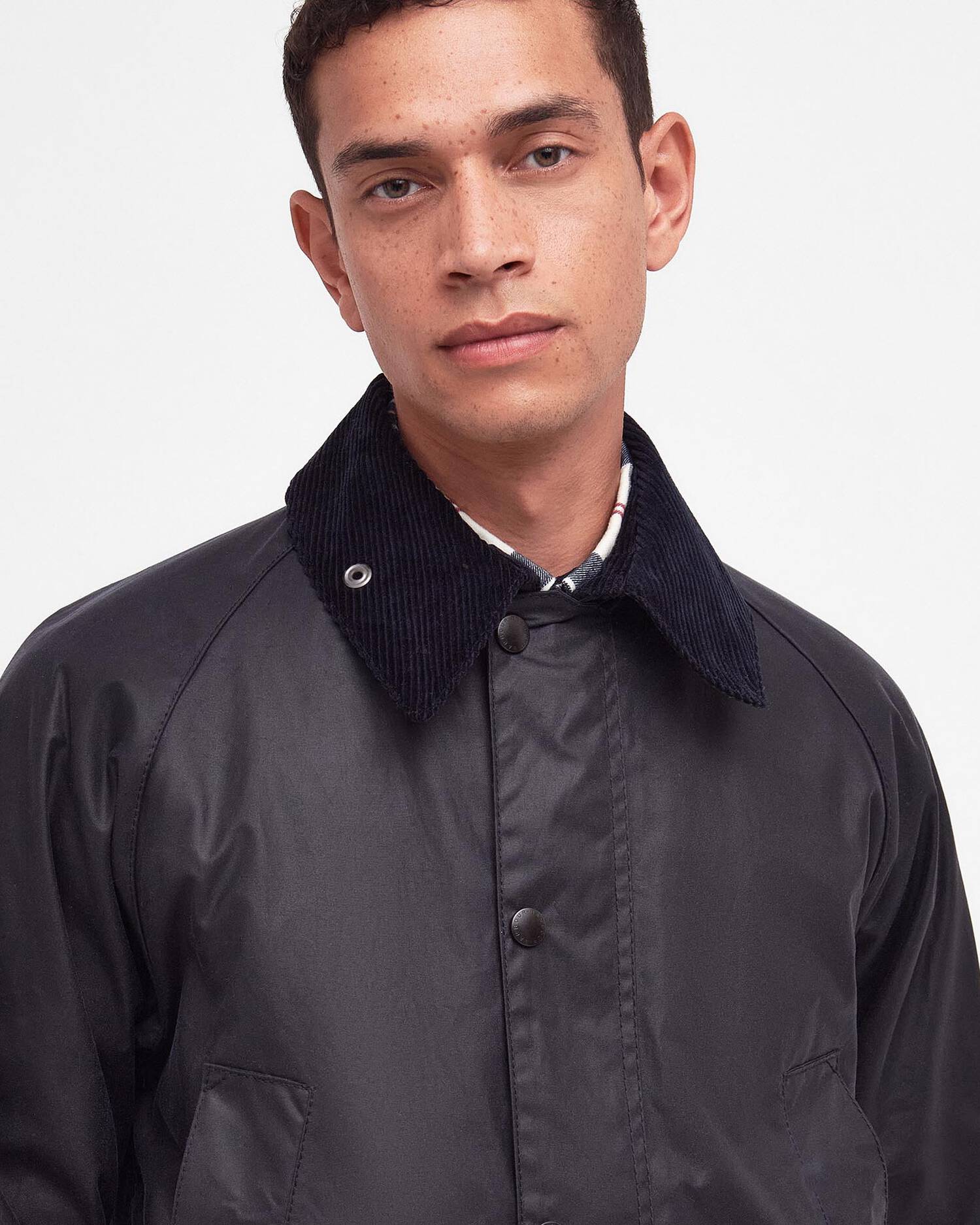 Barbour - Veste cirée Classic Bedale Navy