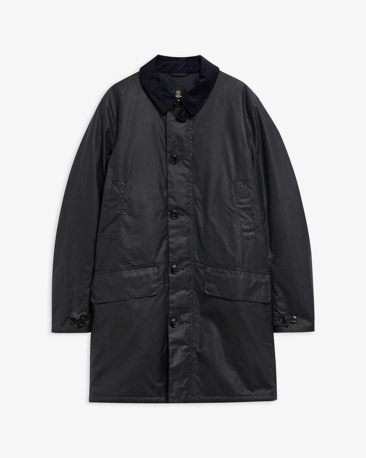 Barbour - Veste Waxed Mac Navy