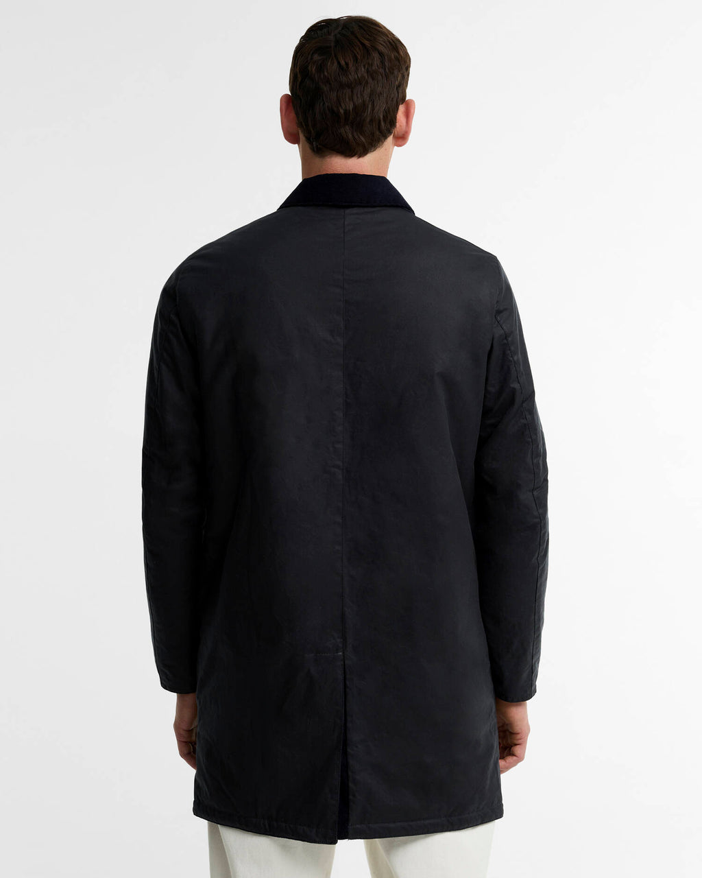 Barbour - Veste Waxed Mac Navy