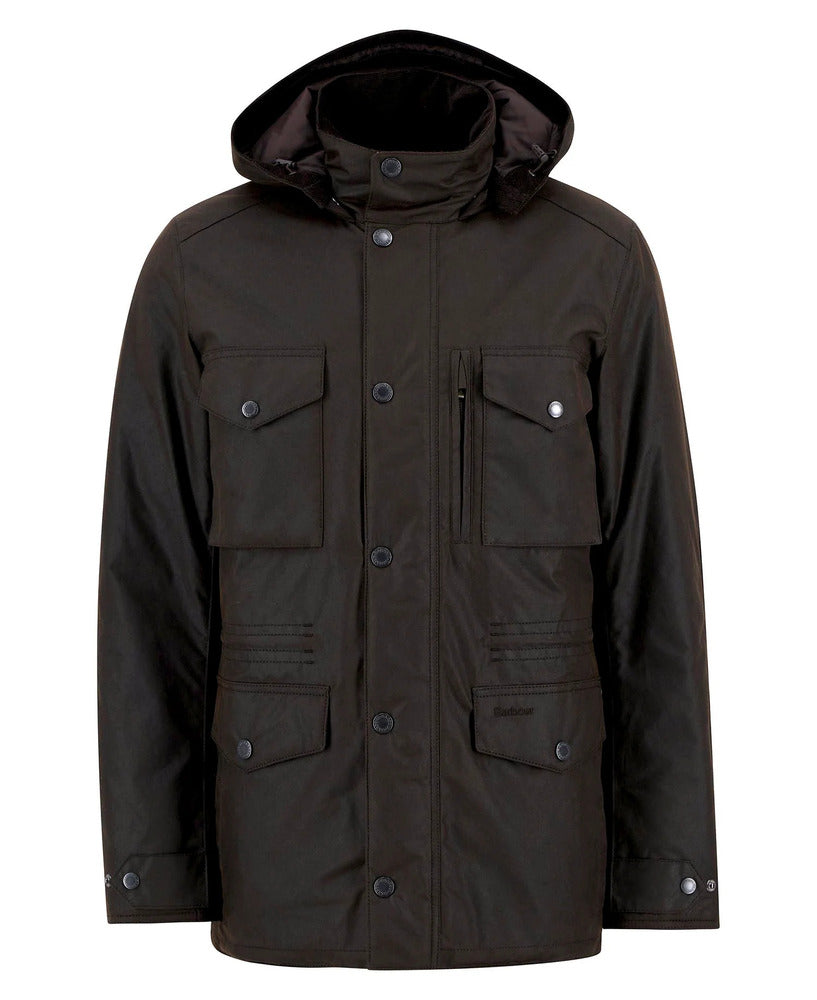 Barbour - Veste Winter Sapper wax Dark Brown / Midnight Oak