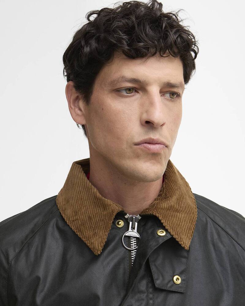Barbour - Veste Festive Ashby Wax Sage