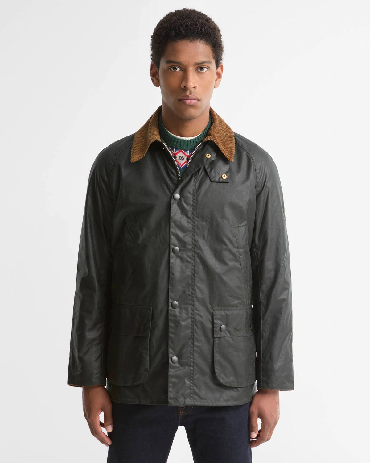 Barbour - Veste Festive Ashby Sage/Evergreen