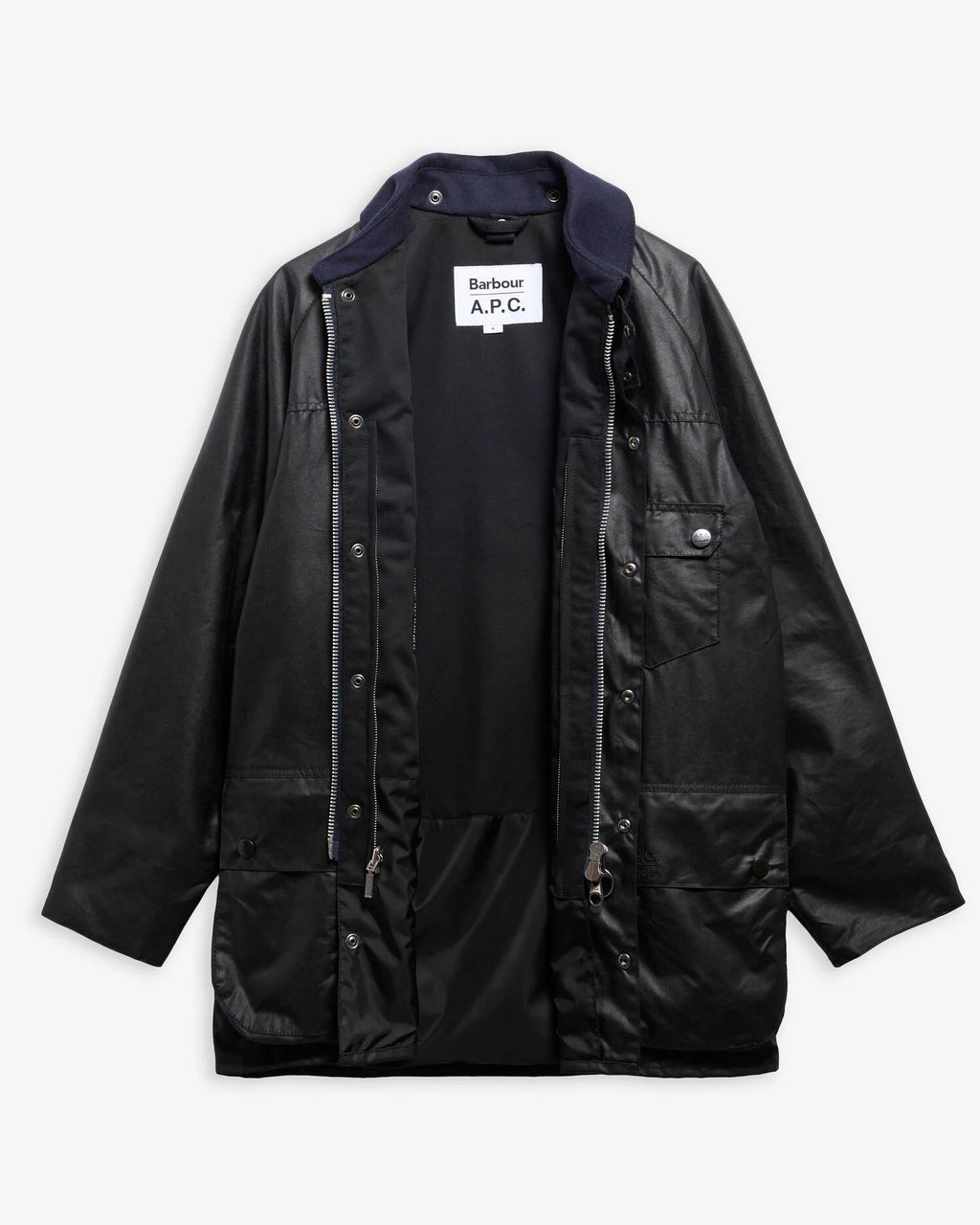 Barbour - VEste Beaufort Barbour x A.P.C. Dark Navy