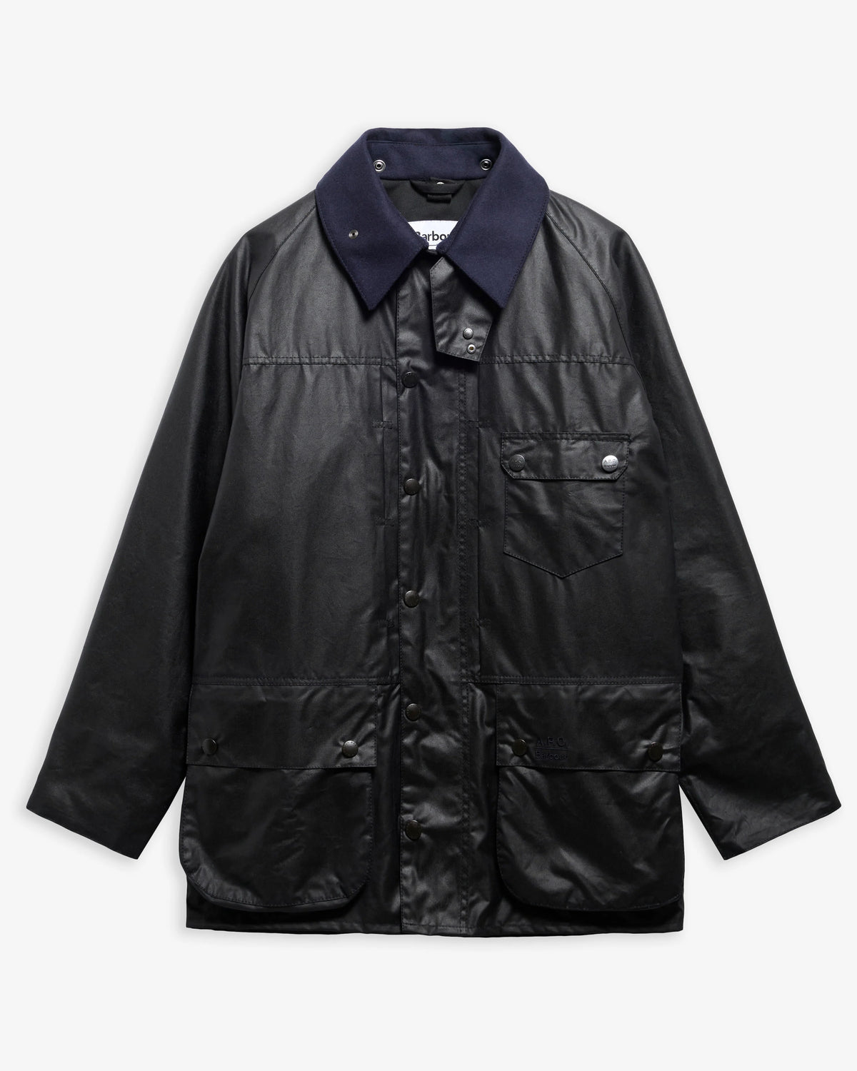 Barbour - VEste Beaufort Barbour x A.P.C. Dark Navy