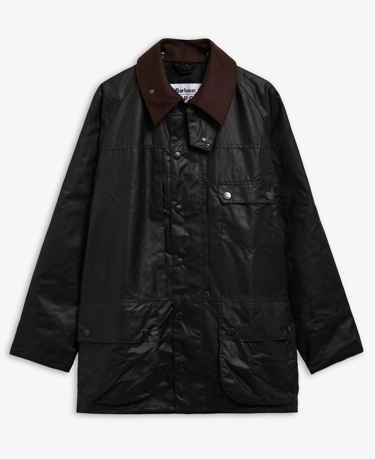 Barbour - VEste Beaufort Barbour x A.P.C. Dark Sage
