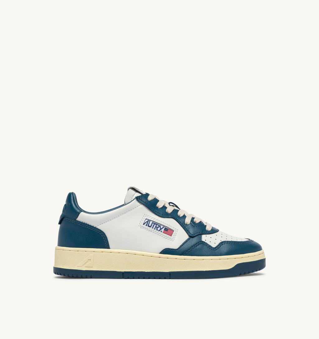 AUTRY - Basket Medalist Low Bicolor White/MalBlue