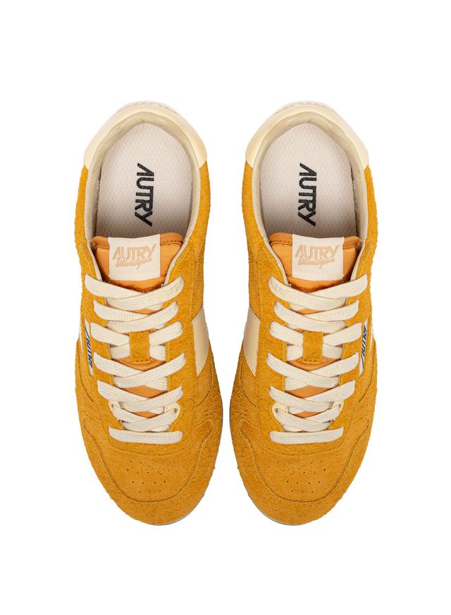 AUTRY - Basket Windspin en daim et cuir Minyel/rut