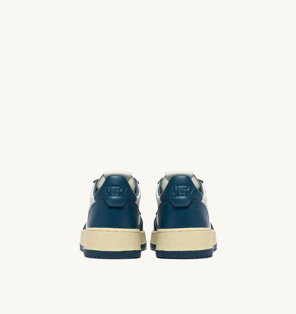 AUTRY - Basket Medalist Low Bicolor White/MalBlue