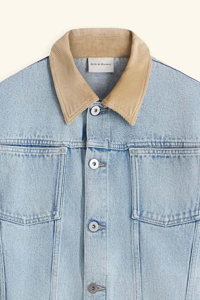 Drôle de Monsieur - Veste Jean Délavé Light Blue