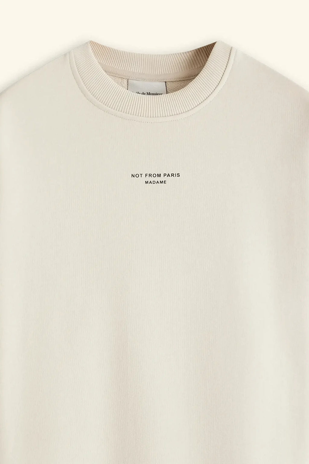 Drôle de Monsieur - Sweatshirt Slogan Classique Mastic