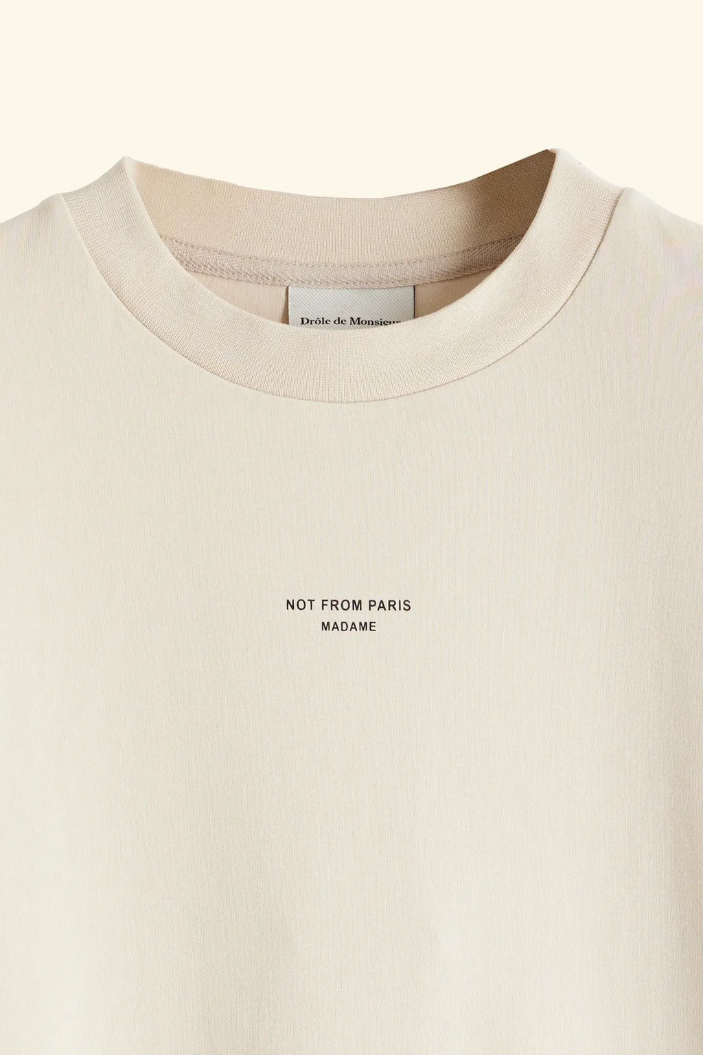 Drôle de Monsieur - Tee-Shirt Slogan Classique Mastic