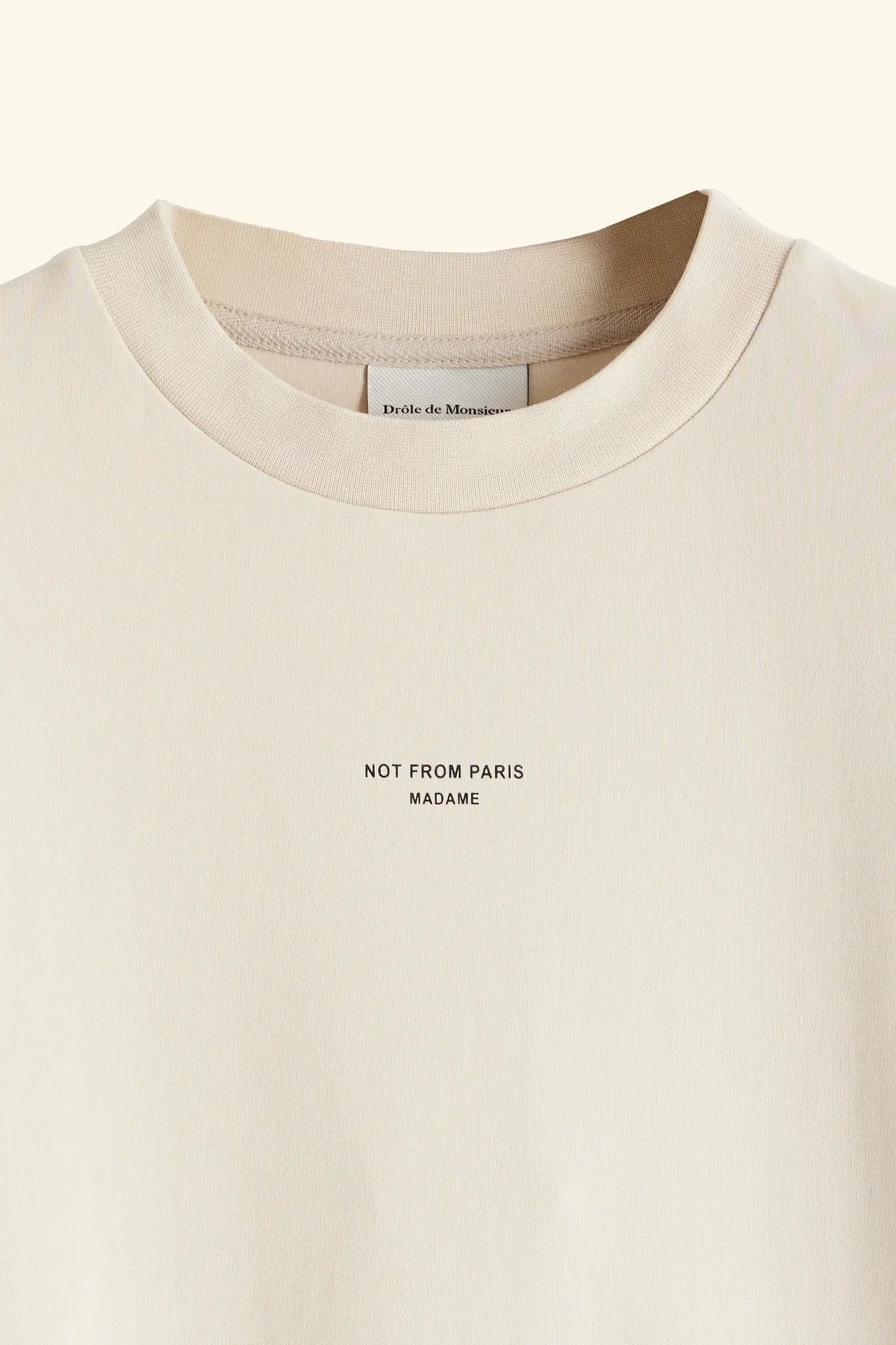 Drôle de Monsieur - Tee-Shirt Slogan Classique Mastic