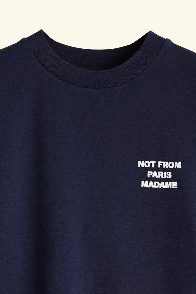 Drôle de Monsieur - Tee-Shirt Slogan Navy