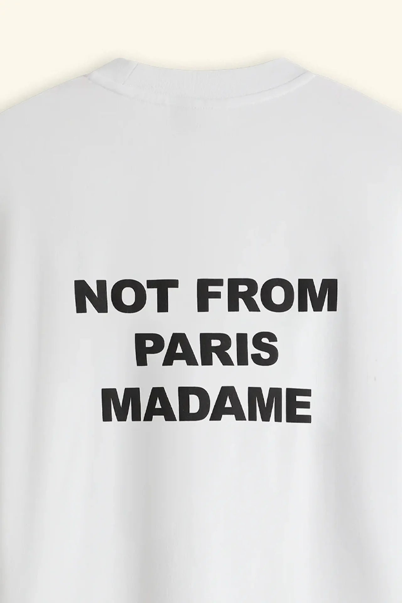 Drôle de Monsieur - Tee-Shirt Slogan Optic White