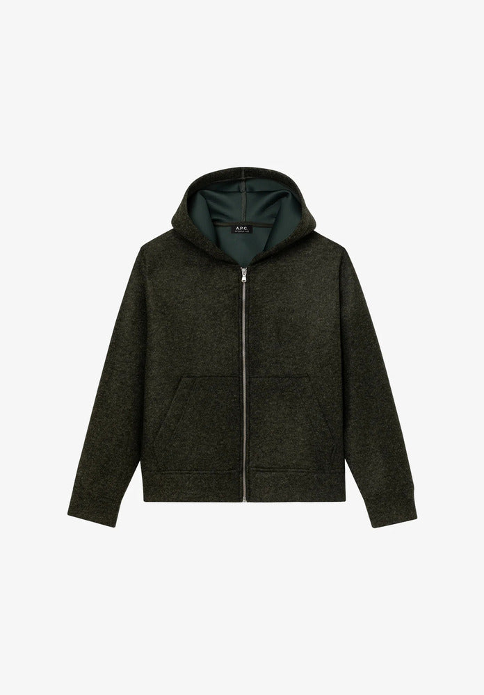 A.P.C. - Sweat Alvin Vert Foncé