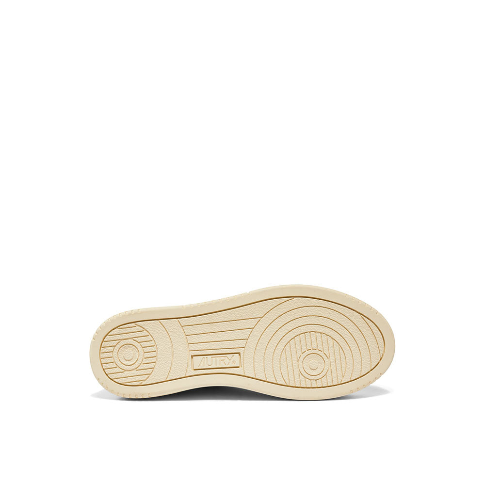 AUTRY - Basket Medalist Platform cuir blanc